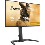 iiyama G-Master Gold Phoenix GB2591HSU-B1 24.5" gaming monitor Zwart (mat), 320 Hz, HDMI, DisplayPort, USB, Audio