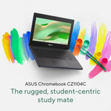 ASUS Chromebook CR11 CZ1104CM4A-NS0172 11.6"  laptop Grijs | MediaTek Kompanio 540 | Arm Mali-G57 MC2 | 8 GB | 64 GB eMMC | Touch