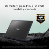 ASUS Chromebook CR11 CZ1104CM4A-NS0172 11.6"  laptop Grijs | MediaTek Kompanio 540 | Arm Mali-G57 MC2 | 8 GB | 64 GB eMMC | Touch