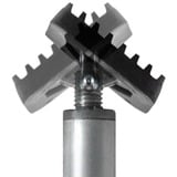 BESSEY Plafond‑ en montagesteun STE300 met pompgreep Zilver/rood