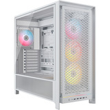 Corsair FRAME 5000D RS ARGB midi tower behuizing Wit | 4x USB-A | 1x USB-C | RGB | Tempered Glass