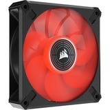 Corsair ML120 LED ELITE Red case fan Zwart/rood, 4-pins PWM fan-connector