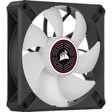 Corsair ML120 LED ELITE Red case fan Zwart/rood, 4-pins PWM fan-connector
