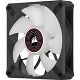 Corsair ML120 LED ELITE Red case fan Zwart/rood, 4-pins PWM fan-connector