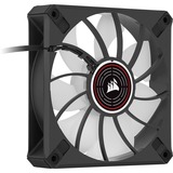 Corsair ML120 LED ELITE Red case fan Zwart/rood, 4-pins PWM fan-connector