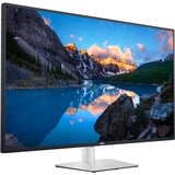 Dell UltraSharp U4323QE 43" 4K UHD monitor Zwart/zilver, HDMI, DisplayPort, USB-C, Audio, LAN