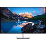 Dell UltraSharp U4323QE 43" 4K UHD monitor Zwart/zilver, HDMI, DisplayPort, USB-C, Audio, LAN