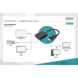 Digitus DisplayPort verloopkabel adapter Zwart