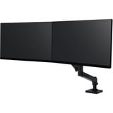 Ergotron LX Pro Desk Dual Direct Arm monitorarm Zwart