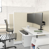 Ergotron LX Pro Desk Dual Direct Arm monitorarm Zwart