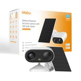 Imou Cell Go Full color Kit bundel beveiligingscamera Wit, 2 stuks, 100% Draadloos, met zonnepaneel