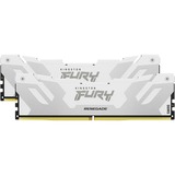 Kingston FURY 32 GB DDR5-6000 Kit werkgeheugen Wit, KF560C32RWK2-32, Renegade, XMP