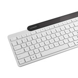Lenovo 800 Self-Charging Bluetooth Keyboard Wit, US lay-out (QWERTY), Plunger, 100%, Plunger switch, Bluetooth 5.1, USB-C