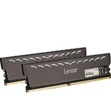 Lexar 16 GB DDR4-3200 Kit werkgeheugen LD4BU008G-R3200GDXG, THOR Gaming Black, XMP