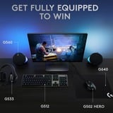 Logitech G512 CARBON LIGHTSYNC RGB Mechanical Gaming Keyboard Zwart, US-International, GX Brown, RGB leds