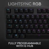Logitech G512 CARBON LIGHTSYNC RGB Mechanical Gaming Keyboard Zwart, US-International, GX Brown, RGB leds