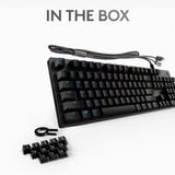 Logitech G512 CARBON LIGHTSYNC RGB Mechanical Gaming Keyboard Zwart, US-International, GX Brown, RGB leds