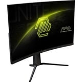 MSI MAG 321CUPDF 31.5" 4K UHD curved gaming monitor Zwart, 2x HDMI, DisplayPort, USB-C, 160 Hz / 320 Hz