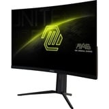 MSI MAG 321CUPDF 31.5" 4K UHD curved gaming monitor Zwart, 2x HDMI, DisplayPort, USB-C, 160 Hz / 320 Hz