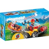 PLAYMOBIL Action - Reddingsquad met draagberrie Constructiespeelgoed 9130