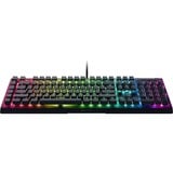 Razer BlackWidow V4 X RGB mechanisch gaming toetsenbord Zwart, US lay-out (QWERTY), Razer Green, 100%