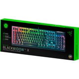 Razer BlackWidow V4 X, gaming toetsenbord Zwart, US lay-out, Razer Green, RGB leds, Doubleshot ABS