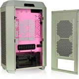 Thermaltake The Tower 300 - Matcha Plum mini tower behuizing Lichtgroen/roze | 3x USB-A | Tempered Glass