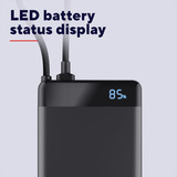 Trust Fiera Snelle powerbank, 10.000 mAh Zwart, USB-C