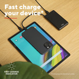 Trust Fiera Snelle powerbank, 10.000 mAh Zwart, USB-C