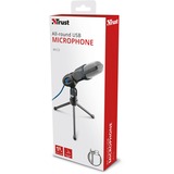 Trust Mico USB Microphone for PC and laptop microfoon Zwart/blauw