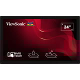 ViewSonic XF2430 24" open frame touchmonitor  Zwart, HDMI, DisplayPort, VGA, 24/7 gebruik