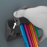 Wera 950/9 Hex-Plus Multicolour 3 Stiftsleutelset 9-delig, kleurgecodeerd, metrisch, BlackLaser