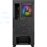 XYZ PC Gear Airone 300-X Mesh midi tower behuizing Zwart | 1x USB-A | 1x USB-C | Tempered Glass