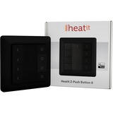 heat it Z-push Button 8 schakelaar Zwart