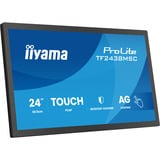 iiyama ProLite TF2438MSC-B2 23.8" monitor Zwart, 120 Hz, HDMI, DisplayPort, Audio, USB, Touch