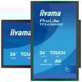 iiyama ProLite TF2438MSC-B2 23.8" monitor Zwart, 120 Hz, HDMI, DisplayPort, Audio, USB, Touch