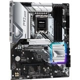 ASRock Z790 PRO RS socket 1700 moederbord Zilver/zwart, RAID, 2.5 Gb-LAN, Wi-Fi, BT, Sound, ATX