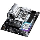 ASRock Z790 PRO RS socket 1700 moederbord Zilver/zwart, RAID, 2.5 Gb-LAN, Wi-Fi, BT, Sound, ATX