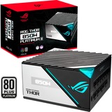 ASUS ROG Thor 850W Platinum II voeding Zwart, Kabelmanagement, 3x PCIe, 1x 12VHPWR