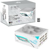 ASUS ROG Thor Platinum III White Edition (ROG Equalizer) modulaire 1200 watt voeding  Zwart, 1x 12V-2x6, 4x PCIe