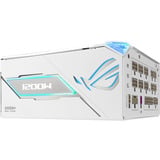 ASUS ROG Thor Platinum III White Edition (ROG Equalizer) modulaire 1200 watt voeding  Zwart, 1x 12V-2x6, 4x PCIe