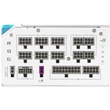 ASUS ROG Thor Platinum III White Edition (ROG Equalizer) modulaire 1200 watt voeding  Zwart, 1x 12V-2x6, 4x PCIe
