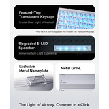ATK RS6 Ultra+ Series Aluminum Magnetic Switch Keyboard - Sakura Warrior Roze, US lay-out (QWERTY), ATK Ice Blade Pro, 80% (TKL)