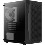 Aerocool Trinity Mini v2 Tower-behuizing Zwart | USB-A 2.0 | 2x USB-A 3.2 (5 Gbit/s) | 2x Audio | Window-kit