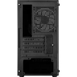 Aerocool Trinity Mini v2 Tower-behuizing Zwart | USB-A 2.0 | 2x USB-A 3.2 (5 Gbit/s) | 2x Audio | Window-kit