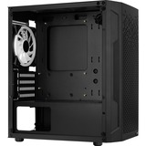 Aerocool Trinity Mini v2 Tower-behuizing Zwart | USB-A 2.0 | 2x USB-A 3.2 (5 Gbit/s) | 2x Audio | Window-kit
