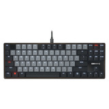 CHERRY KC 500 MX LP TKL, toetsenbord Zwart, US lay-out, Cherry MX Low Profile 2.0 Ivory, 80% (TKL), White led, PBT keycaps