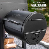 Char-Griller Traditionele Houtskoolgrill barbecue Zwart