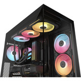 Corsair 3500X LX-R RGB iCUE LINK midi tower behuizing Zwart | 2x USB-A | 1x USB-C | Tempered Glass