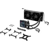 Corsair NAUTILUS II 240 RS LCD-vloeistofkoeler voor CPU waterkoeling Zwart